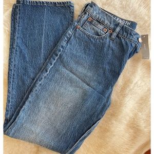 J. Crew Full Length Demi-Boot Jean Emporia Wash 28" Waist
